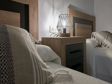 habitacion climatizada casa rural la villa de alba