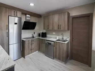 cocina con electrodomesticos completos casa rural granada