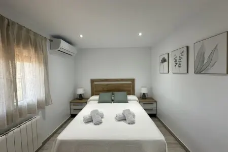 habitacion con calefaccion y aire acondicionado casa rural